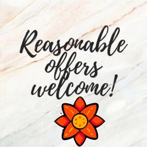 🛍️REASONABLE OFFERS ARE  WELCOME 🛍️